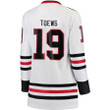 Jonathan Toews Chicago Blackhawks Fanatics Branded Women's Breakaway Player Jersey - White - Cfjersey.store
