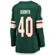 Devan Dubnyk Minnesota Wild Fanatics Branded Women's Breakaway Player Jersey - Green - Cfjersey.store