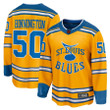 Jordan Binnington St. Louis Blues Fanatics Branded Special Edition 2.0 Breakaway Player Jersey - Yellow - Cfjersey.store