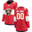 Florida Panthers Fanatics Branded Women's Home Breakaway Custom Jersey - Red - Cfjersey.store