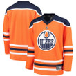 Edmonton Oilers Fanatics Branded Youth Home Replica Blank Jersey - Orange - Cfjersey.store