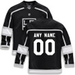 Los Angeles Kings Fanatics Branded Youth Home Replica Custom Jersey - Black - Cfjersey.store