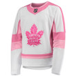 Auston Matthews Toronto Maple Leafs Girls Youth Fashion Player Jersey - White - Cfjersey.store