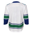 Vancouver Canucks Youth 2019/20 Away Premier Jersey - White - Cfjersey.store