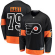 Carter Hart Philadelphia Flyers Fanatics Branded Alternate Breakaway Player Jersey - Black - Cfjersey.store