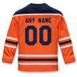 Edmonton Oilers Fanatics Branded Youth Home Replica Custom Jersey - Orange - Cfjersey.store