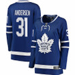 Frederik Andersen Toronto Maple Leafs Fanatics Branded Women's Breakaway Player Jersey - Blue - Cfjersey.store