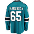 Erik Karlsson San Jose Sharks Fanatics Branded Youth Breakaway Player Jersey - Teal - Cfjersey.store