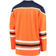 Edmonton Oilers Fanatics Branded Youth Home Replica Blank Jersey - Orange - Cfjersey.store