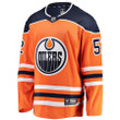 Patrick Russell Edmonton Oilers Fanatics Branded Breakaway Team Color Player Jersey - Orange - Cfjersey.store