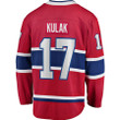 Brett Kulak Montreal Canadiens Fanatics Branded Home Breakaway Player Jersey - Red Color - Cfjersey.store