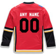 Calgary Flames Fanatics Branded Youth Home Replica Custom Jersey - Red - Cfjersey.store