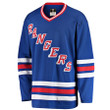 New York Rangers Fanatics Branded Premier Breakaway Heritage Blank Jersey - Blue - Cfjersey.store