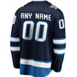 Winnipeg Jets Fanatics Branded Home Breakaway Custom Jersey - Blue - Cfjersey.store