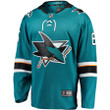 Erik Karlsson San Jose Sharks Fanatics Branded Home Premier Breakaway Player Jersey - Teal - Cfjersey.store