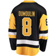 Brian Dumoulin Pittsburgh Penguins Fanatics Branded Home Breakaway Player Jersey - Black - Cfjersey.store