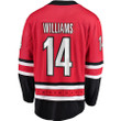 Justin Williams Carolina Hurricanes Fanatics Branded Breakaway Player Jersey - Red - Cfjersey.store
