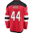 Miles Wood New Jersey Devils Fanatics Branded Home Breakaway Player Jersey - Red - Cfjersey.store