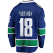 Jake Virtanen Vancouver Canucks Fanatics Branded Breakaway Player Jersey - Blue - Cfjersey.store
