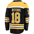 Brett Ritchie Boston Bruins Fanatics Branded Replica Player Jersey - Black - Cfjersey.store