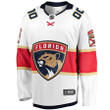 Florida Panthers Fanatics Branded Away Breakaway Custom Jersey - White - Cfjersey.store