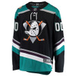 Anaheim Ducks Fanatics Branded Alternate Breakaway Custom Jersey - Black - Cfjersey.store
