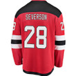 Damon Severson New Jersey Devils Fanatics Branded Home Breakaway Player Jersey - Red - Cfjersey.store