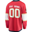 Florida Panthers Fanatics Branded Home Breakaway Custom Jersey - Red - Cfjersey.store