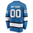 Winnipeg Jets Fanatics Branded Alternate Breakaway Custom Jersey - Blue - Cfjersey.store