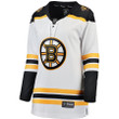 Boston Bruins Fanatics Branded Women's Away Breakaway Jersey - White - Cfjersey.store