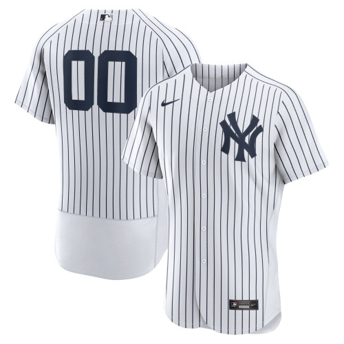New York Yankees Nike Home Authentic Custom Jersey - White - Cfjersey.store