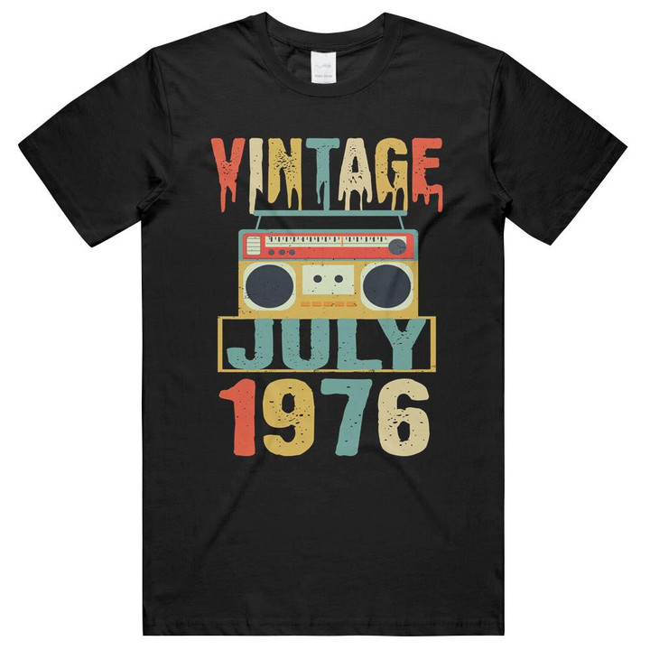 Birthday Vintage July 1976 Unisex T-Shirts