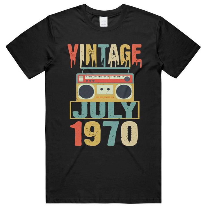 Birthday Vintage July 1970 Unisex T-Shirts