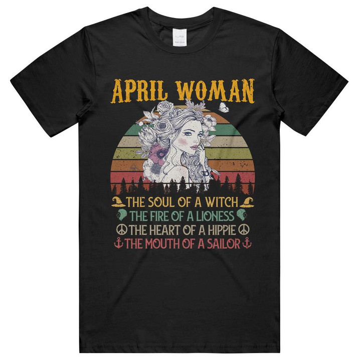 Birthday April Women Soul Of A Witch Unisex T-Shirts