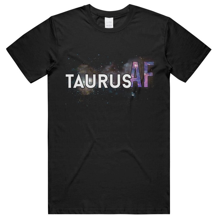 Horoscope Taurus Af Taurus Birthday Pride Galaxy Unisex T-Shirts