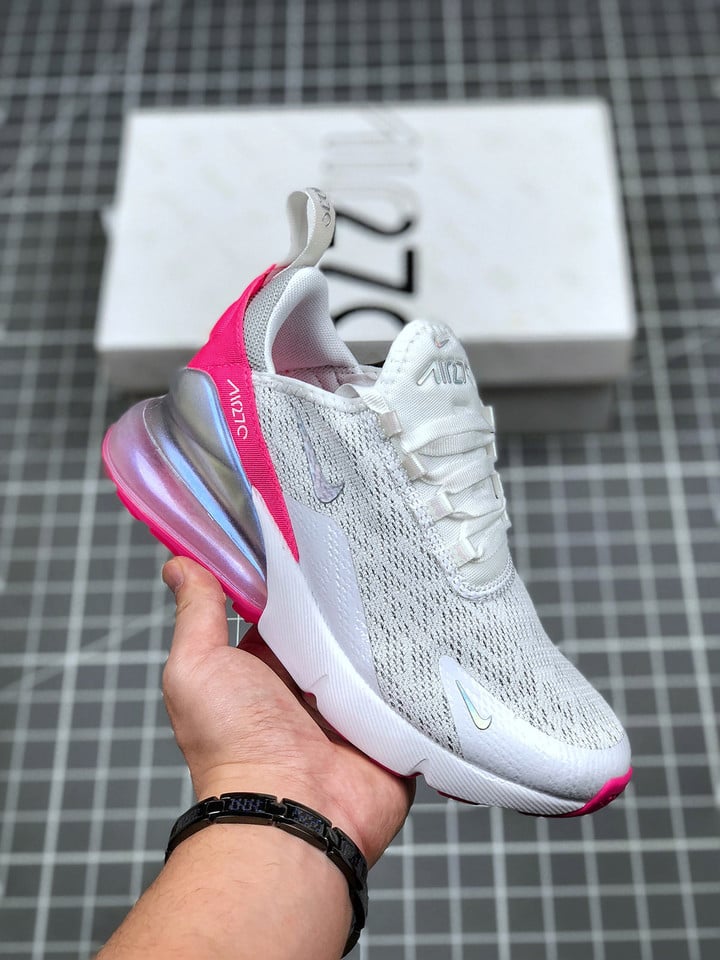 Nike WMNS Air Max 270 White/Pink-Grey For Sale