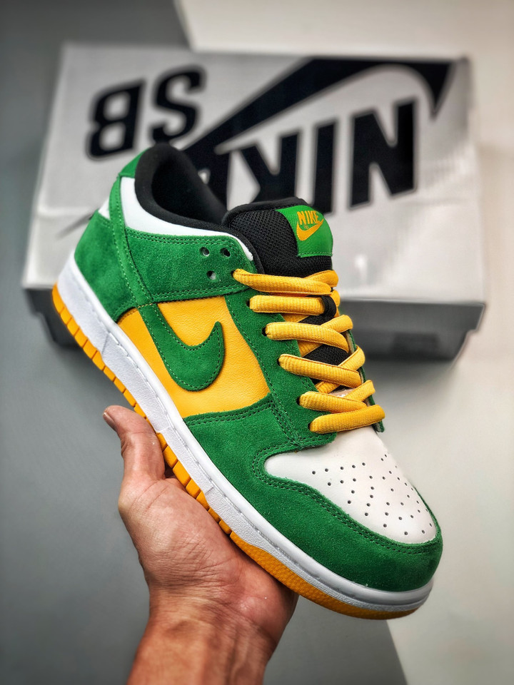 Nike SB Dunk Low “Buck” White/Classic Green/Del Sol 304292-132 For Sale