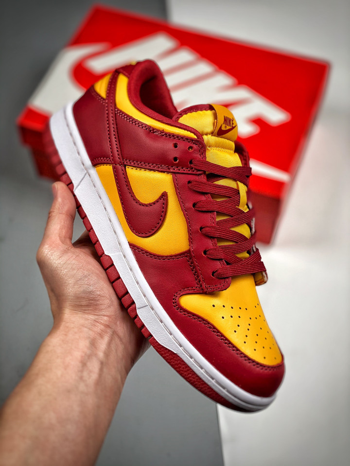 Nike Dunk Low Midas Gold/Tough Red-White DD1391-701 For Sale