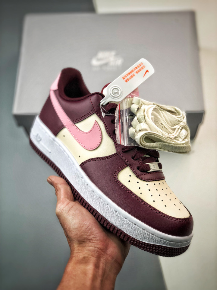 Nike Air Force 1 Low Valentine's Day Maroon FD9925-161 For Sale