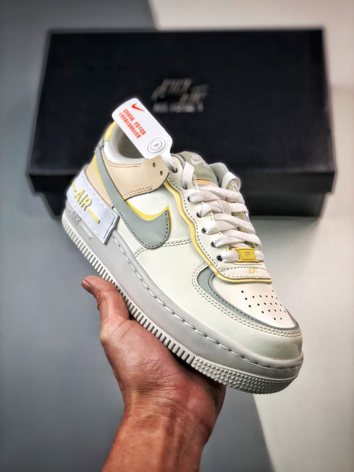 Nike Air Force 1 Shadow Sail/Light Silver-Citron Tint DR7883-101 For Sale