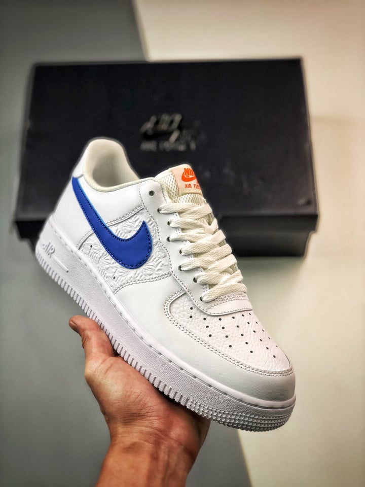 Nike Air Force 1 Low White/Picante Red-Game Royal FD0667-100 For Sale