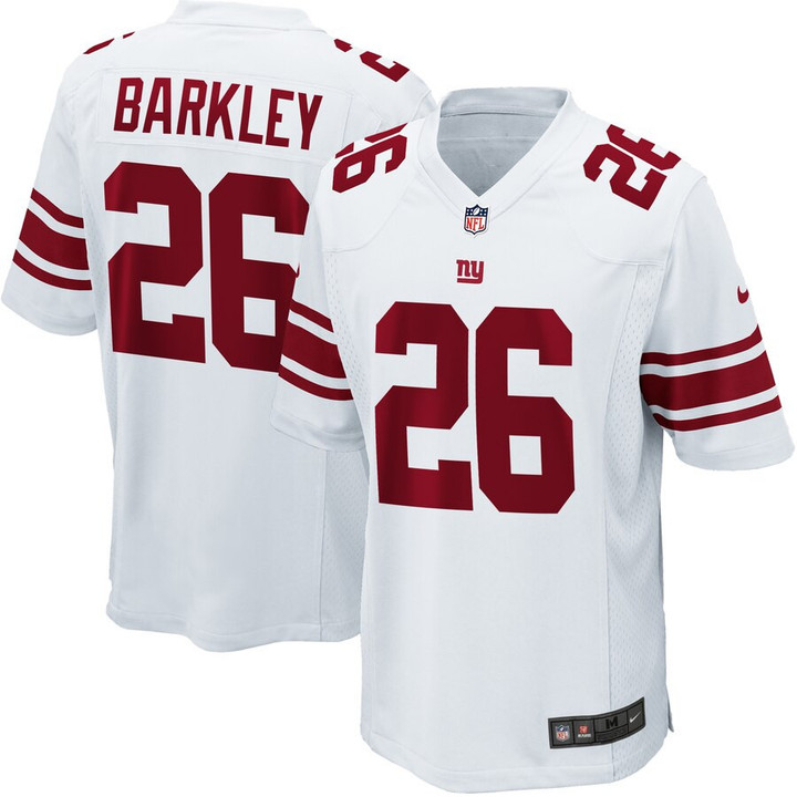 Saquon Barkley New York Giants Nike Youth Game Jersey - White - Cfjersey.store