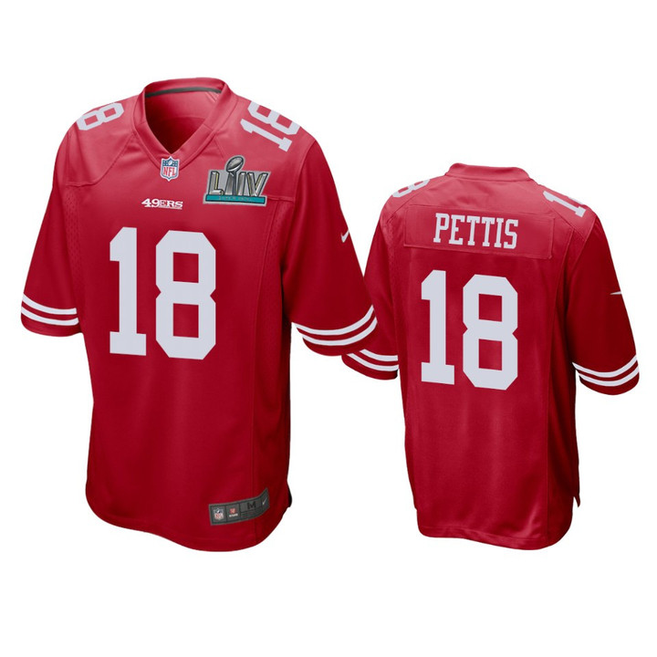 San Francisco 49ers Dante Pettis Scarlet Super Bowl LIV Game Jersey - Cfjersey.store