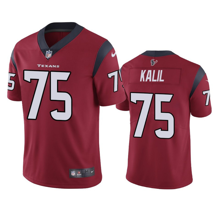 Houston Texans #75 Matt Kalil Red Vapor Untouchable Limited Jersey - Men's - Cfjersey.store