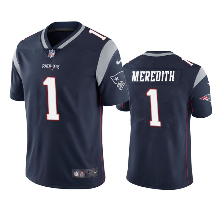 New England Patriots Cameron Meredith Navy Vapor Limited Jersey - Cfjersey.store