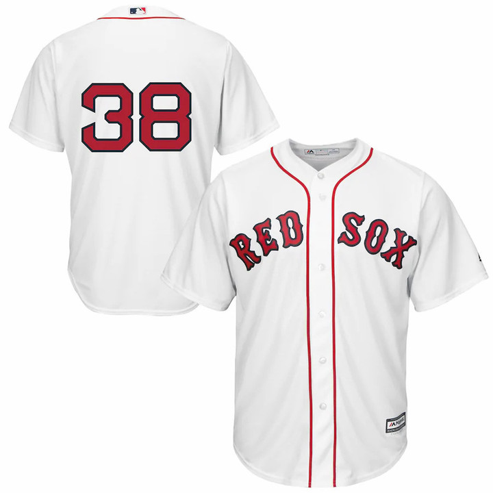 Rusney Castillo Boston Red Sox Majestic Cool Base Player Jersey - White - Cfjersey.store