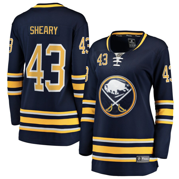 Conor Sheary Buffalo Sabres Fanatics Branded Women's Home Breakaway Player Jersey - Navy - Cfjersey.store