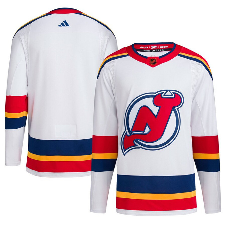 New Jersey Devils adidas Reverse Retro 2.0 Blank Jersey - White - Cfjersey.store