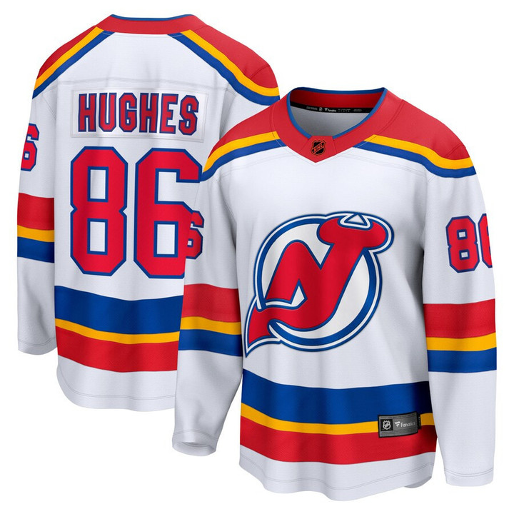 Jack Hughes New Jersey Devils Fanatics Branded Special Edition 2.0 Breakaway Player Jersey - White - Cfjersey.store