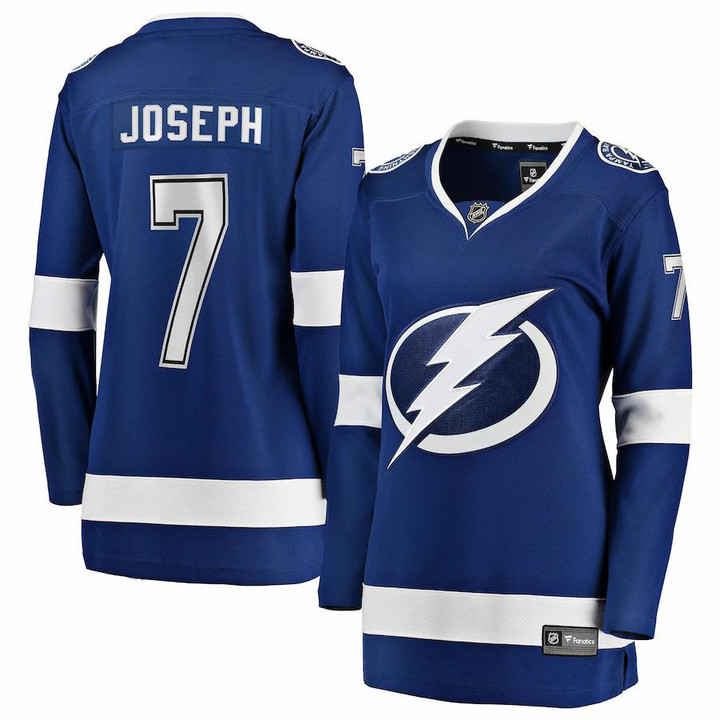 Mathieu Joseph Tampa Bay Lightning Fanatics Branded Women's Home Breakaway Player Jersey - Blue - Cfjersey.store